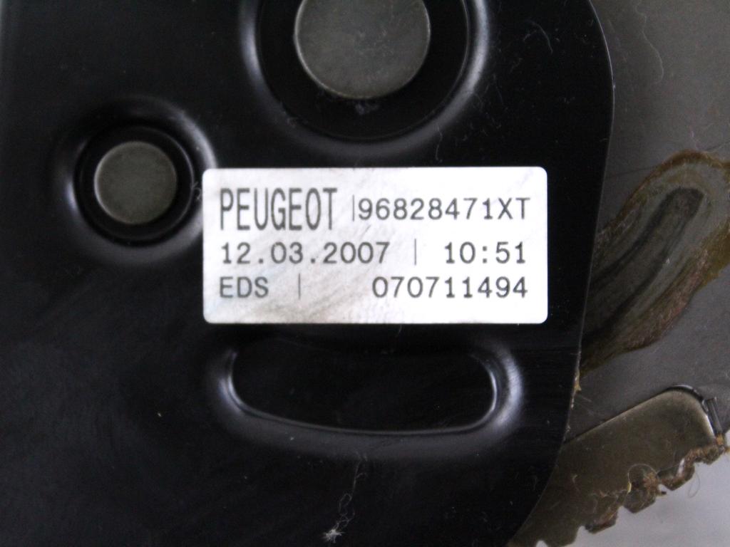 96828471XT LEVA FRENO DI STAZIONAMENTO A MANO PEUGEOT 207 1.4 B 65KW 5M 5P (2007) RICAMBIO USATO