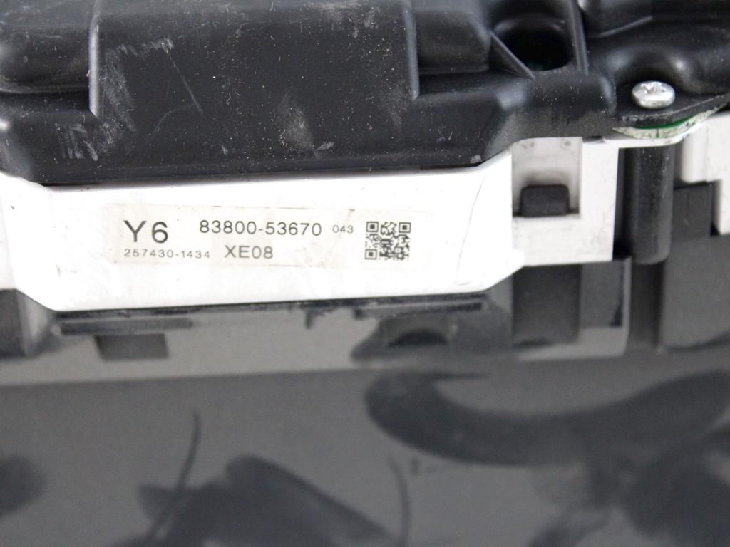 83800-53670 QUADRO STRUMENTI CONTACHILOMETRI LEXUS IS II E2 220D 2.2D 130KW 6M 5P (2006) RICAMBIO USATO