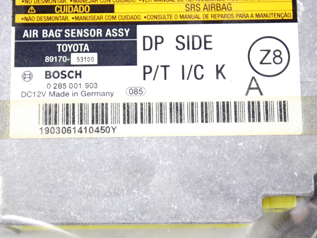 89170-53100 KIT AIRBAG LEXUS IS II E2 220D 2.2D 130KW 6M 5P (2006) RICAMBIO USATO CON CENTRALINA AIRBAG, AIRBAG VOLANTE, PRETENSIONATORI CINTURE DI SICUREZZA, AIRBAG GINOCCHIA 45130-53080-C0 CRUSCOTTO LEGGERMENTE DANNEGGIATO