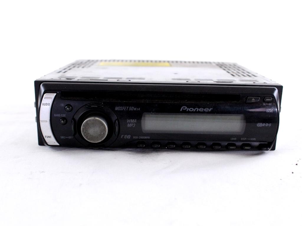 DEH-2900MPB AUTORADIO AFTERMARKET PIONEER OPEL AGILA A 1.0 B 44KW 5M 5P (2006) RICAMBIO USATO (NON FORNIAMO CODICE AUTORADIO, MA SOLO NUMERO DI TELAIO VEICOLO)