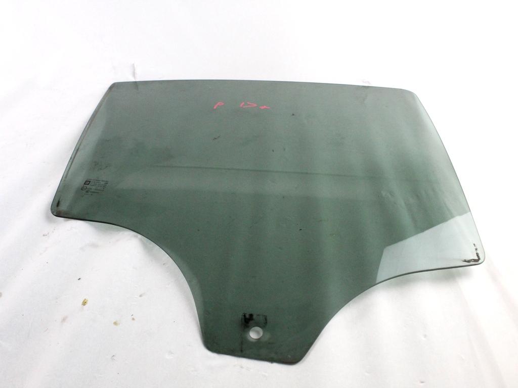 13288414 VETRO SCENDENTE PORTA POSTERIORE DESTRA OSCURATO OPEL CORSA D 1.3 D 55KW 5M 5P (2010) RICAMBIO USATO