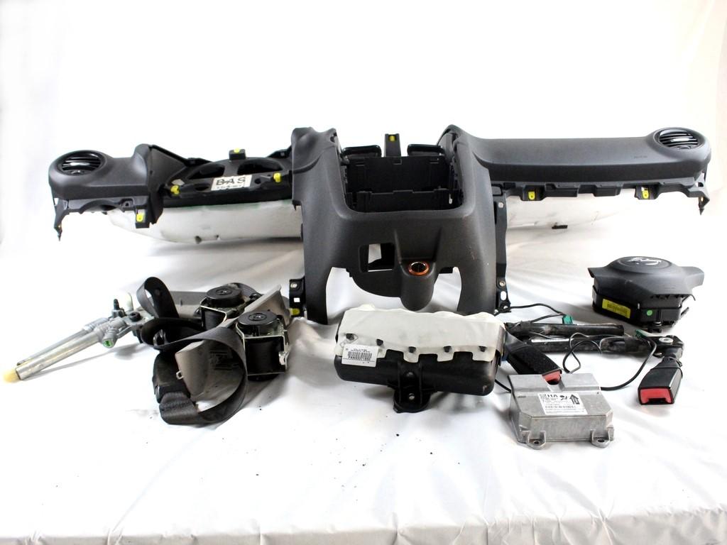 13283820 KIT AIRBAG OPEL CORSA D 1.3 D 55KW 5M 5P (2010) RICAMBIO USATO CON PRETENSIONATORI CINTURE DI SICUREZZA, CENTRALINA AIRBAG, AIRBAG VOLANTE GUIDATORE, AIRBAG PASSEGGERO, CRUSCOTTO 13235770 13278090