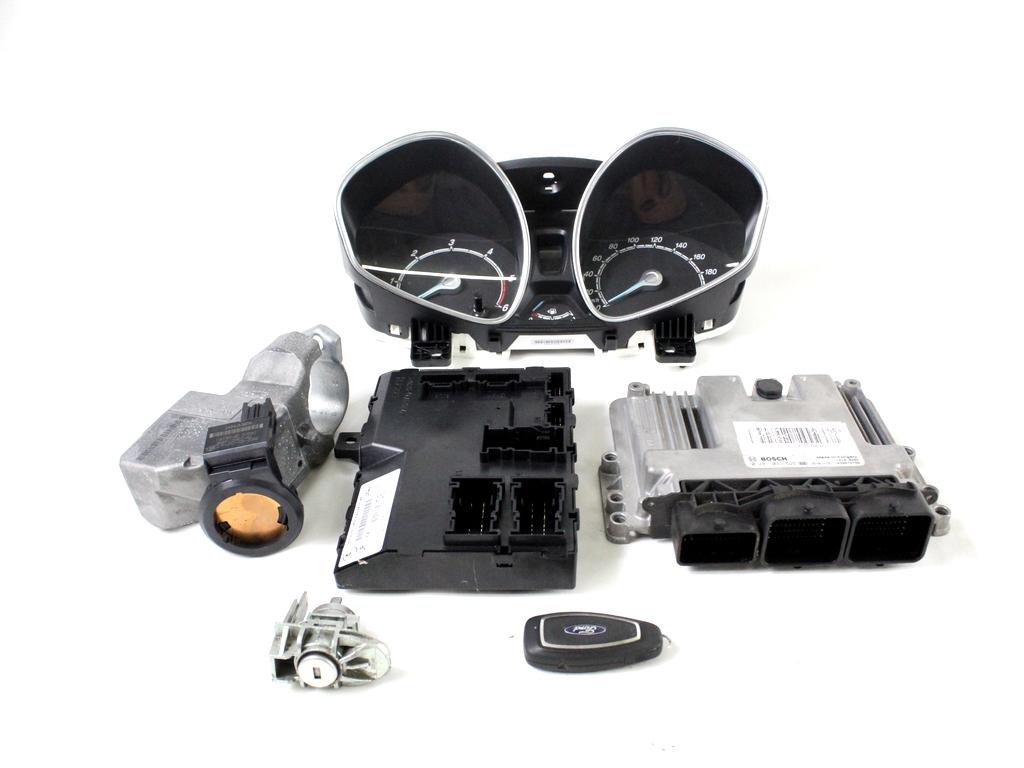 CV1A-12A650-GE KIT ACCENSIONE AVVIAMENTO FORD B-MAX 1.5 D 55KW 5M 5P (2015) RICAMBIO USATO CON CENTRALINA MOTORE, QUADRO STRUMENTI, BLOCCHETTI CON CHIAVE CV1A-12A650-GC 0281031525 8V21-3K772-AE 8A6T-15607-AC CB1T-10849-GAS DN1T-15K600-GE