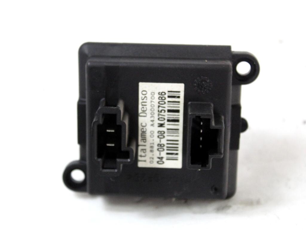 6441X3 RESISTENZA RISCALDAMENTO CLIMATIZZATORE CITROEN C4 PICASSO 1.6 D 80KW AUT 5P (2008) RICAMBIO USATO A43000700