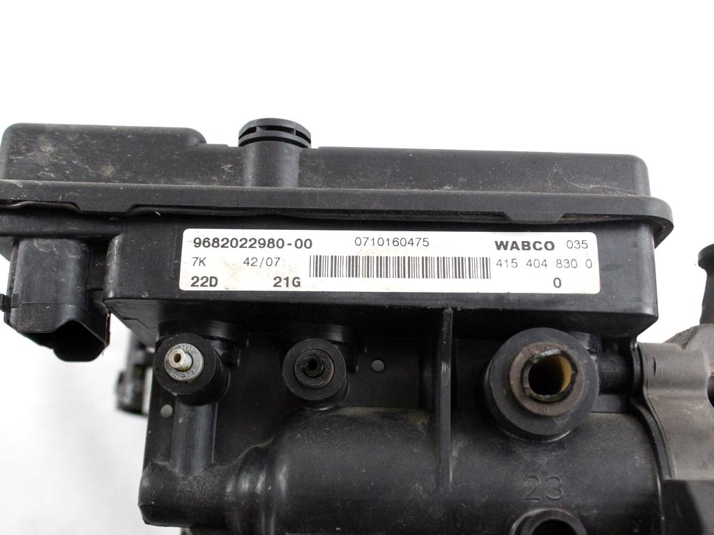 9682022980 COMPRESSORE SOSPENSIONI PNEUMATICHE CITROEN C4 PICASSO 1.6 D 80KW AUT 5P (2008) RICAMBIO USATO