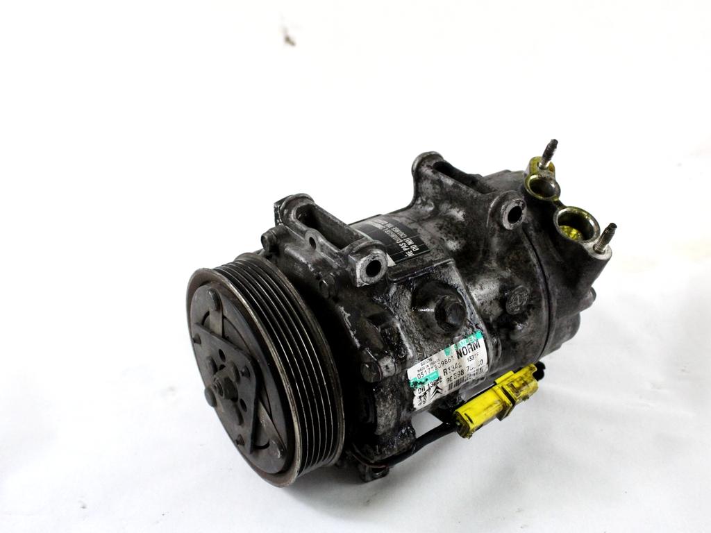 9659875880 COMPRESSORE CLIMATIZZATORE CLIMA A/C CITROEN C4 PICASSO 1.6 D 80KW AUT 5P (2008) RICAMBIO USATO