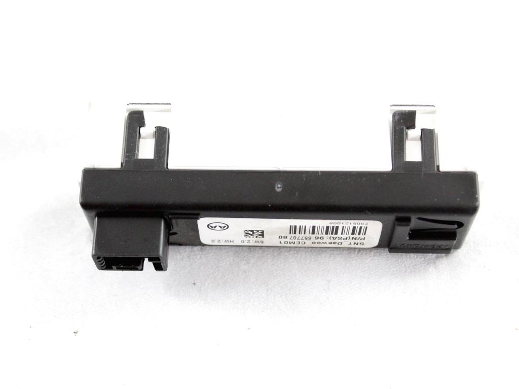 9665778780 DISPLAY INDICATORE SEGNALAZIONE CINTURE DI SICUREZZA PEUGEOT 508 SW 2.0 D 103KW 6M 5P (2012) RICAMBIO USATO