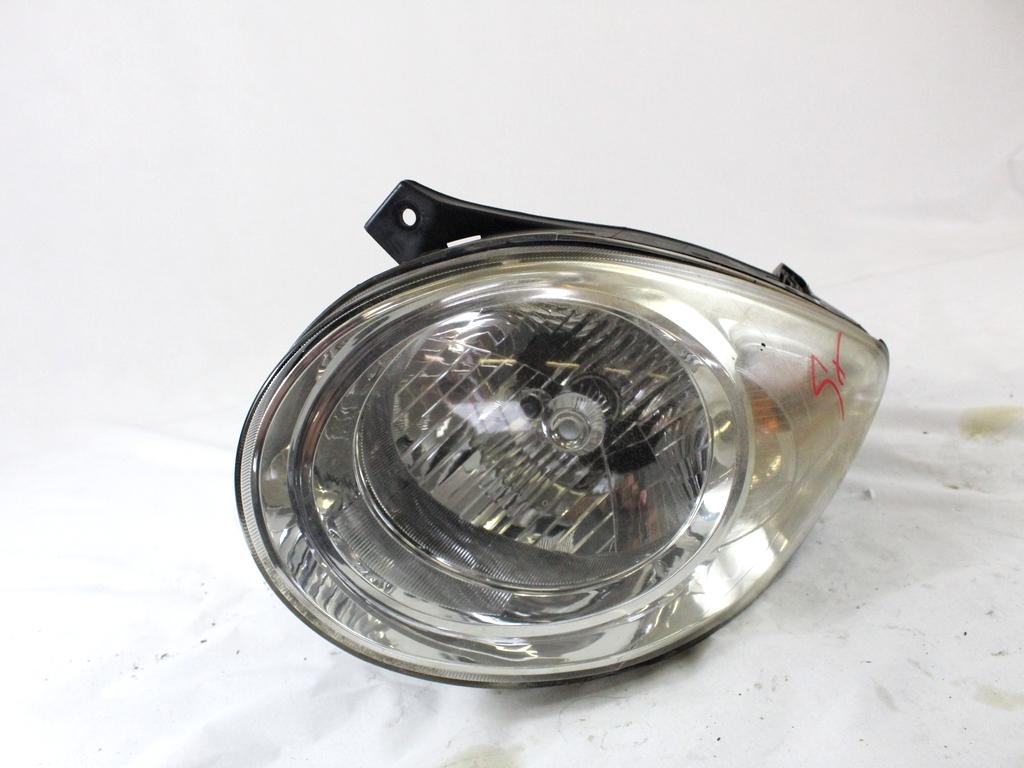 9210107520 FARO FANALE ANTERIORE SINISTRO KIA PICANTO 1.0 B 46KW 5M 5P (2009) RICAMBIO USATO