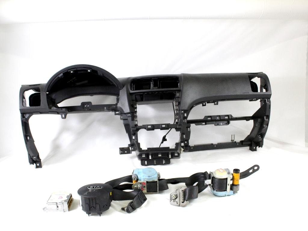 95910-07620 KIT AIRBAG KIA PICANTO 1.0 B 46KW 5M 5P (2009) RICAMBIO USATO CON PRETENSIONATORI CINTURE DI SICUREZZA, CENTRALINA AIRBAG, AIRBAG VOLANTE GUIDATORE, AIRBAG PASSEGGERO, CRUSCOTTO 95910-07620 5690007800EQ 8456007010