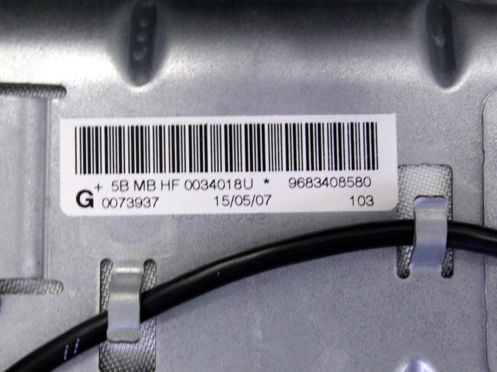 9664402580 KIT AIRBAG PEUGEOT 207 CC 1.6 B 88KW 5M 2P (2008) RICAMBIO USATO CON CENTRALINA AIRBAG, AIRBAG VOLANTE, AIRBAG PASSEGGERO, AIRBAG GINOCCHIA, PRETENSIONATORI CINTURE DI SICUREZZA, CRUSCOTTO 9683408580 96500674ZD 96532258XX 96501001ZD 8211XP