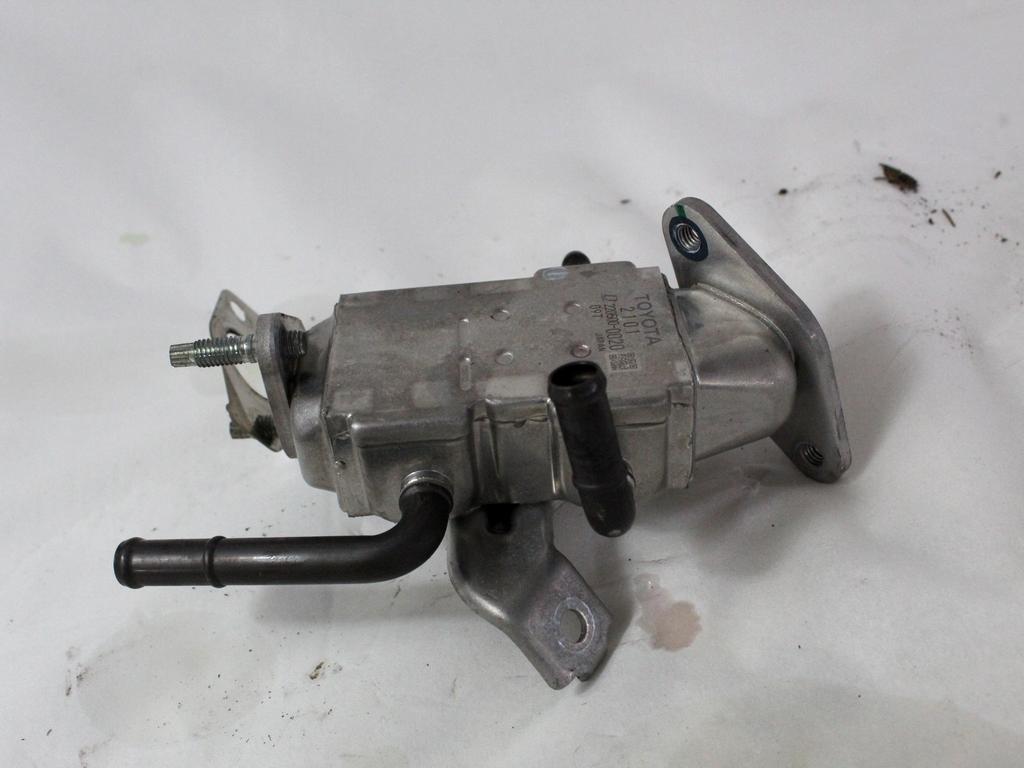 2568021010 RADIATORE SCARICO GAS EGR TOYOTA YARIS P13 1.5 I 55KW AUT 5P (2017) RICAMBIO USATO 220500-0020