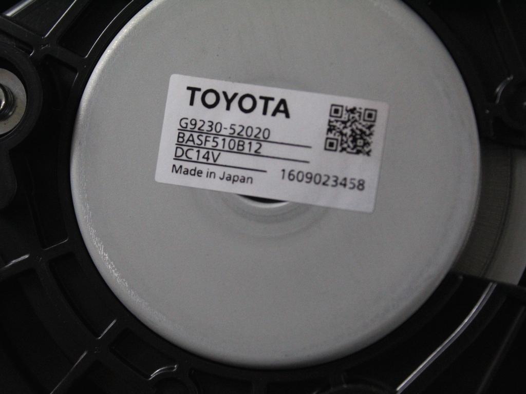 G9230-52020 MOTORINO VENTOLA RAFFREDDAMENTO BATTERIA TOYOTA YARIS P13 1.5 I 55KW AUT 5P (2017) RICAMBIO USATO