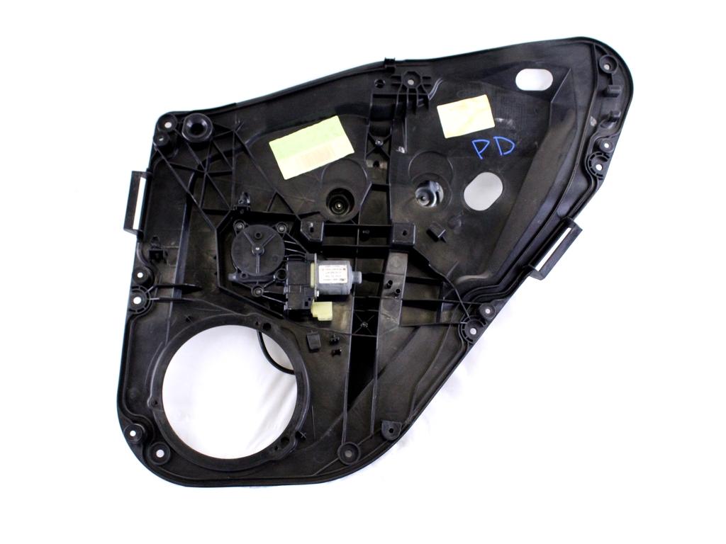 8A61A045H22AF MOTORINO MECCANISMO ALZA-VETRO ALZA-CRISTALLO PORTA POSTERIORE DESTRA FORD FIESTA 1.2 B 60KW 5M 5P (2008) RICAMBIO USATO 8A61-14553-A