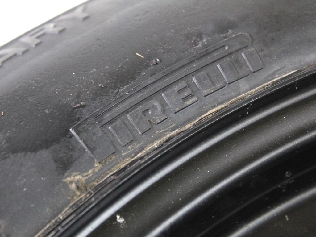 30683913 RUOTINO DI SCORTA PIRELLI T125/85 R16 99M VOLVO C30 1.6 D 80KW 5M 3P (2007) RICAMBIO USATO CON CERCHIO IN FERRO DA 16 POLLICI 5 FORI 4.00BX16 ET 25 INTERASSE 5X108