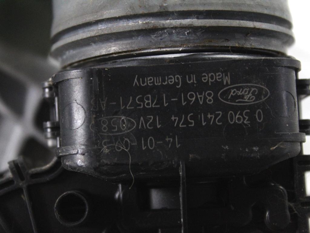 8A61-17B571-AB MOTORINO ASTA TERGIPARABREZZA FORD FIESTA 1.4 G 71KW 5M 5P (2014) RICAMBIO USATO 0390241574 8A61-17500-AG 3397021586