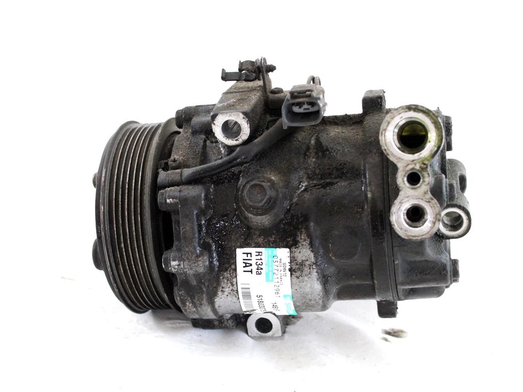 51803075 COMPRESSORE CLIMATIZZATORE CLIMA A/C FIAT PUNTO EVO 1.3 D 70KW 5M 5P (2010) RICAMBIO USATO