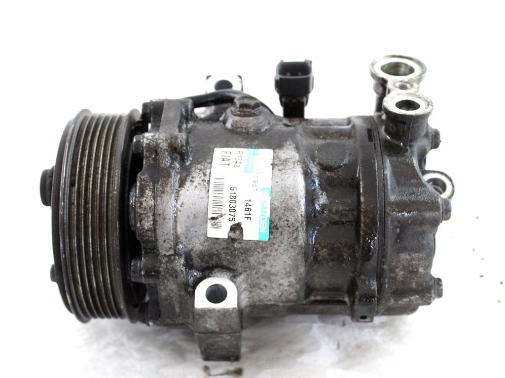 51803075 COMPRESSORE CLIMATIZZATORE CLIMA A/C FIAT PUNTO EVO 1.3 D 70KW 5M 5P (2010) RICAMBIO USATO