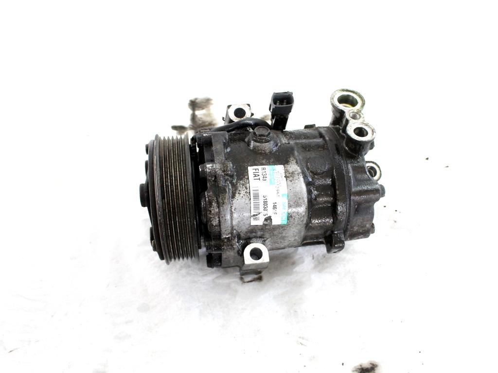 51803075 COMPRESSORE CLIMATIZZATORE CLIMA A/C FIAT PUNTO EVO 1.3 D 70KW 5M 5P (2010) RICAMBIO USATO