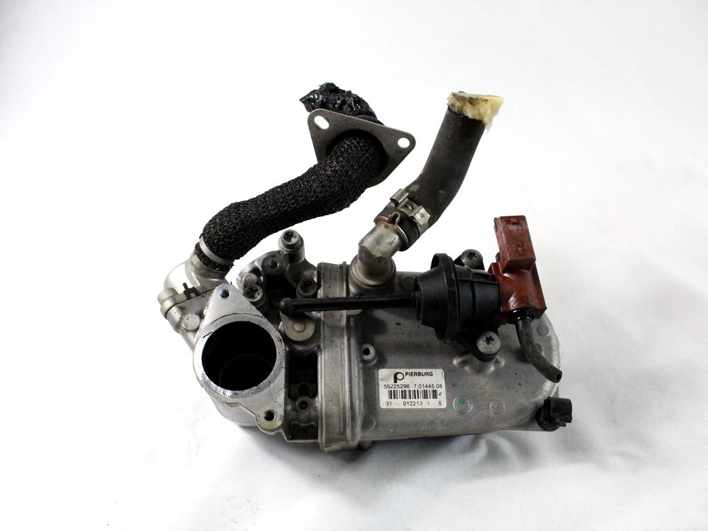 55225296 RADIATORE SCARICO GAS EGR FIAT PUNTO EVO 1.3 D 70KW 5M 5P (2010) RICAMBIO USATO