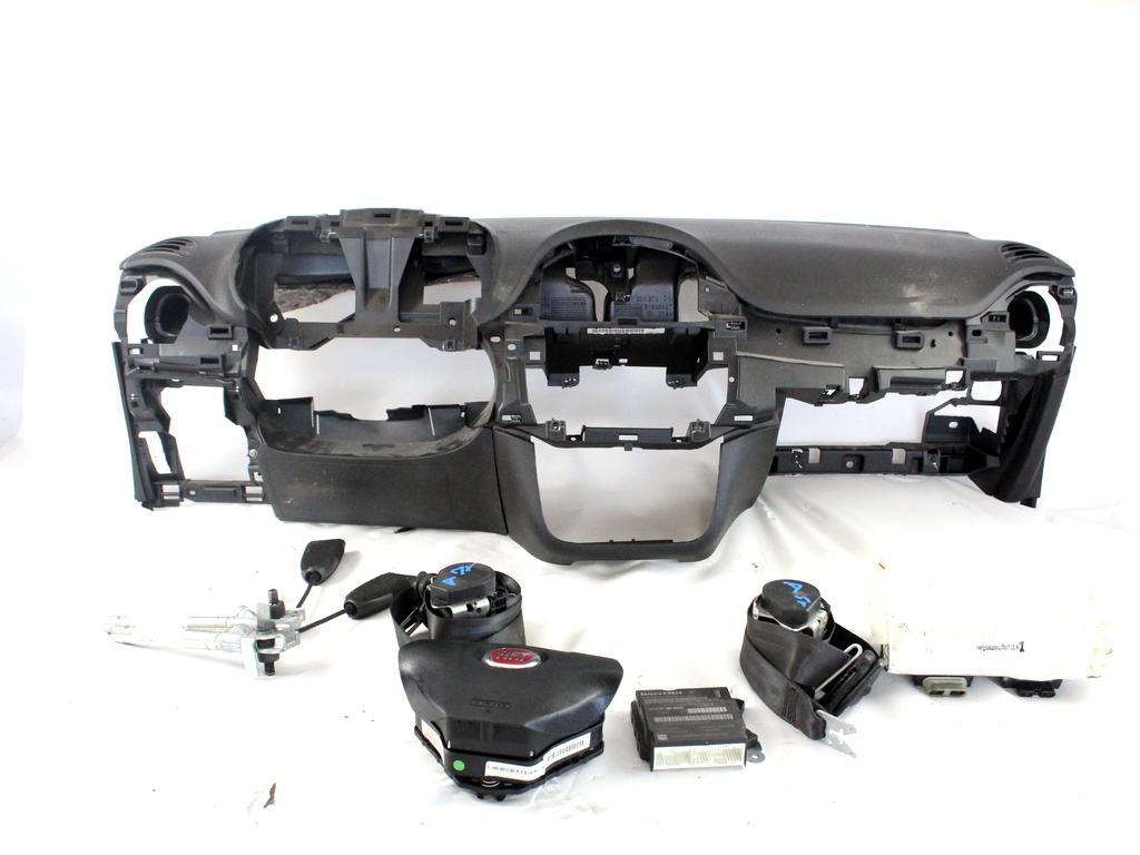 51838580 KIT AIRBAG FIAT PUNTO EVO 1.3 D 70KW 5M 5P (2010) RICAMBIO USATO CON CENTRALINA AIRBAG, AIRBAG VOLANTE GUIDATORE, AIRBAG PASSEGGERO, CRUSCOTTO 735516201 51828445