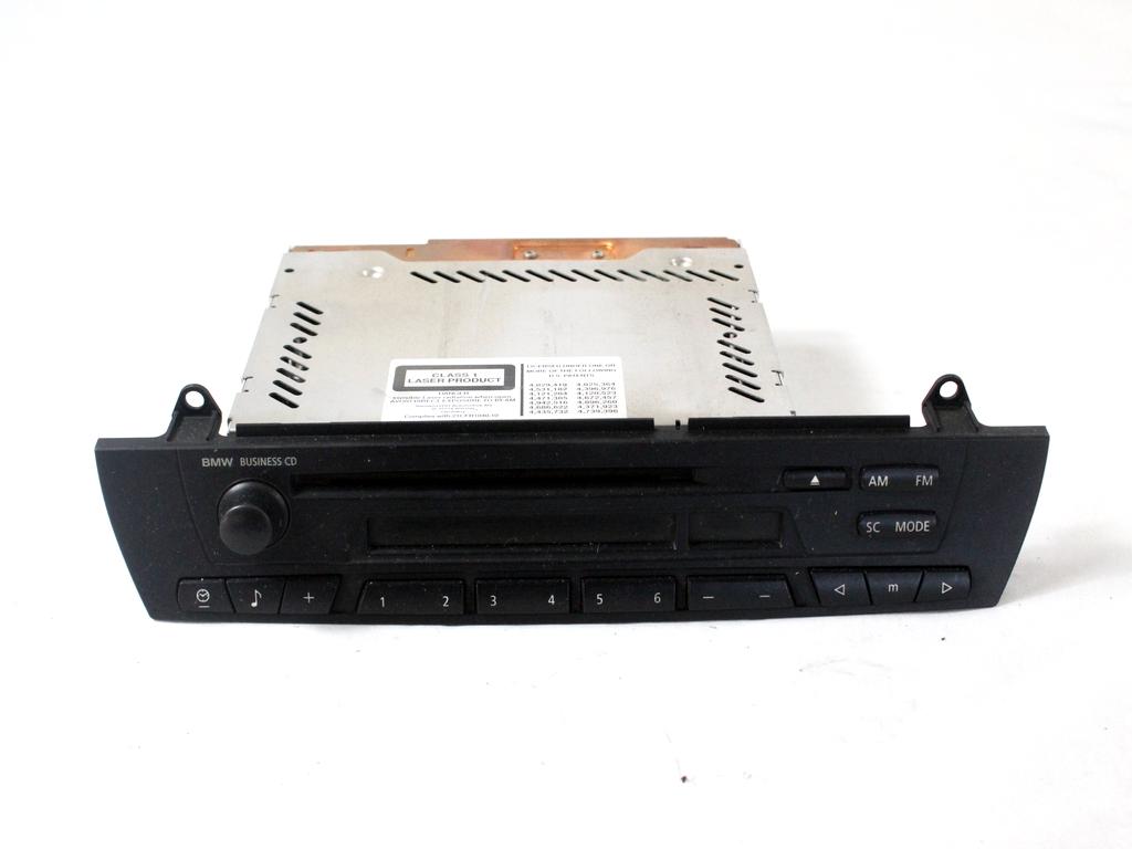 65129138430 AUTORADIO BUSINESS CD BMW X3 E83 2.0 D 4X4 110KW 6M 5P (2007) RICAMBIO USATO (NON FORNIAMO CODICE AUTORADIO, MA SOLO NUMERO DI TELAIO VEICOLO)