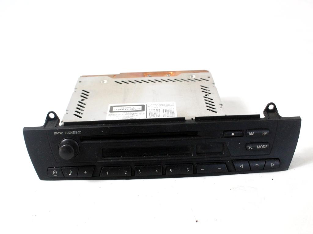 65129138430 AUTORADIO BUSINESS CD BMW X3 E83 2.0 D 4X4 110KW 6M 5P (2007) RICAMBIO USATO (NON FORNIAMO CODICE AUTORADIO, MA SOLO NUMERO DI TELAIO VEICOLO)