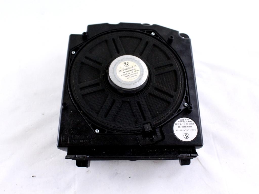 65136919353 CASSA ALTOPARALANTE SUBWOOFER LATO SINISTRO BMW SERIE 5 520D E61 SW RHD 2.0 D 120KW 6M 5P (2006) RICAMBIO USATO