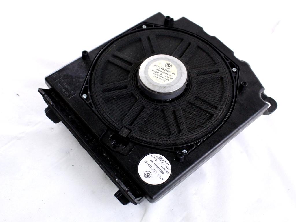 65136919353 CASSA ALTOPARALANTE SUBWOOFER LATO SINISTRO BMW SERIE 5 520D E61 SW RHD 2.0 D 120KW 6M 5P (2006) RICAMBIO USATO