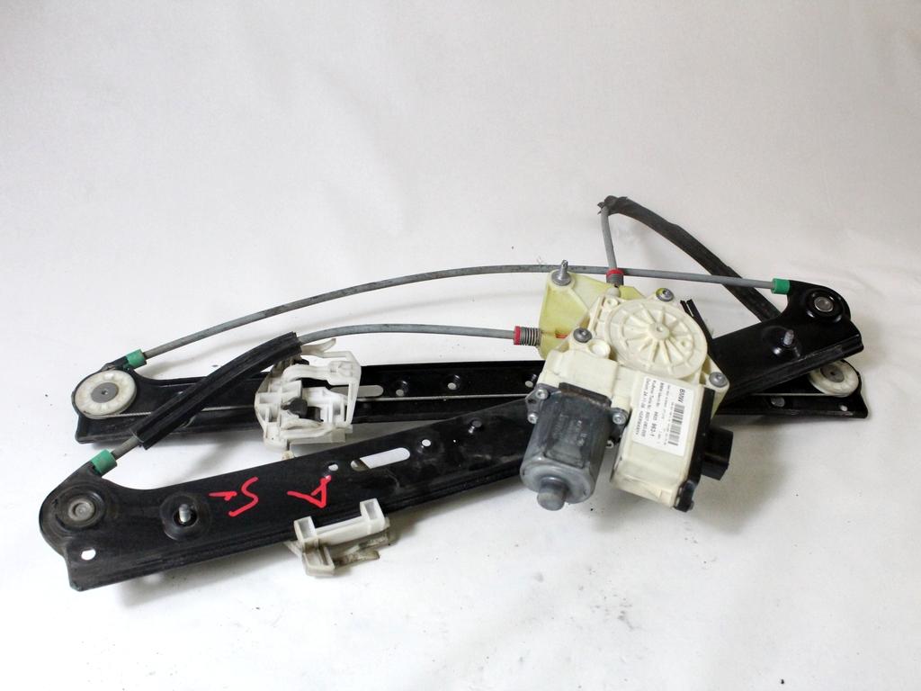 51333448249 MOTORINO MECCANISMO ALZA-VETRO ALZA-CRISTALLO PORTA ANTERIORE SINISTRA BMW X3 E83 2.0 D 4X4 110KW 6M 5P (2007) RICAMBIO USATO 6925963