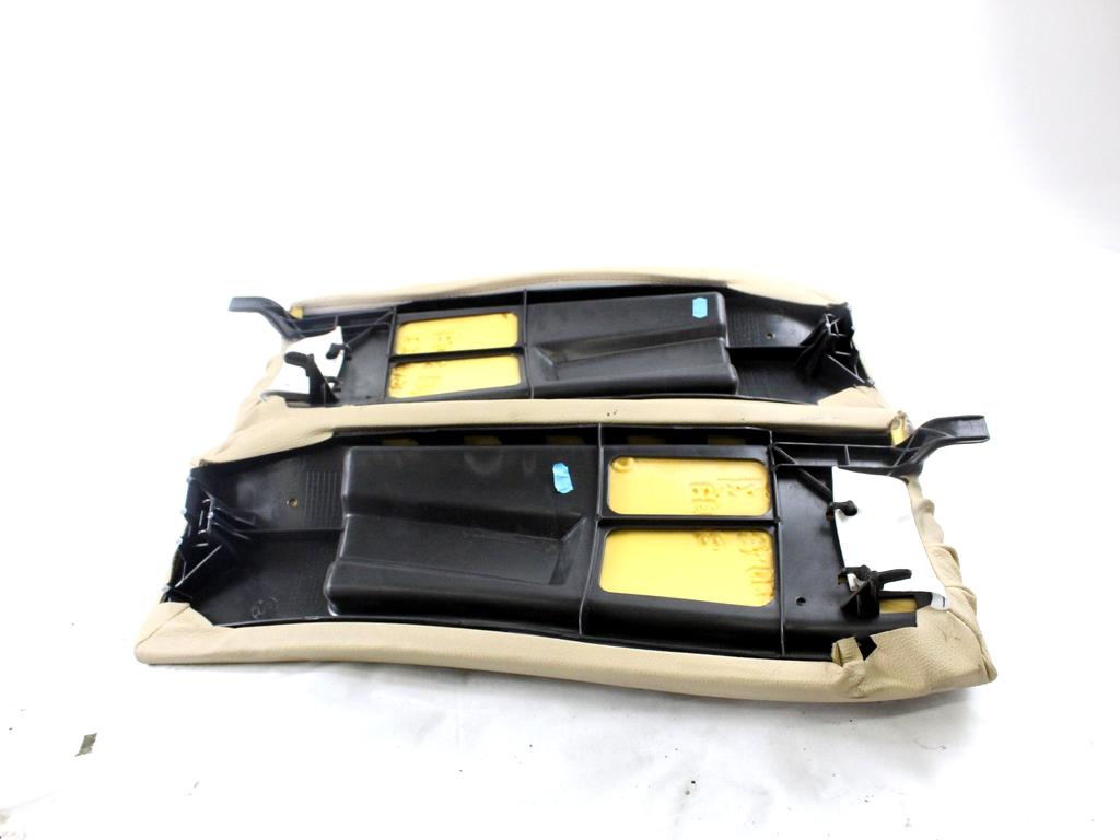 3330437 COPPIA FIANCHETTI SEDILI POSTERIORI IN PELLE BMW X3 E83 2.0 D 4X4 110KW 6M 5P (2007) RICAMBIO USATO 3330438