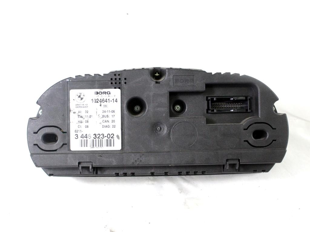 62113448323 QUADRO STRUMENTI CONTACHILOMETRI BMW X3 E83 2.0 D 4X4 110KW 6M 5P (2007) RICAMBIO USATO