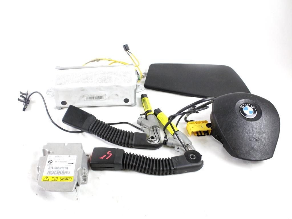 65773424581 KIT AIRBAG BMW X3 E83 2.0 D 4X4 110KW 6M 5P (2007) RICAMBIO USATO CON PRETENSIONATORI CINTURE DI SICUREZZA, CENTRALINA AIRBAG, AIRBAG VOLANTE GUIDATORE, AIRBAG PASSEGGERO 0285001870 7056041