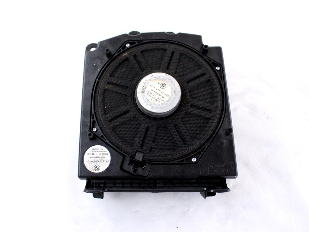 65136919354 CASSA ALTOPARALANTE SUBWOOFER LATO DESTRO BMW SERIE 5 520D E61 SW RHD 2.0 D 120KW 6M 5P (2006) RICAMBIO USATO 65136929100