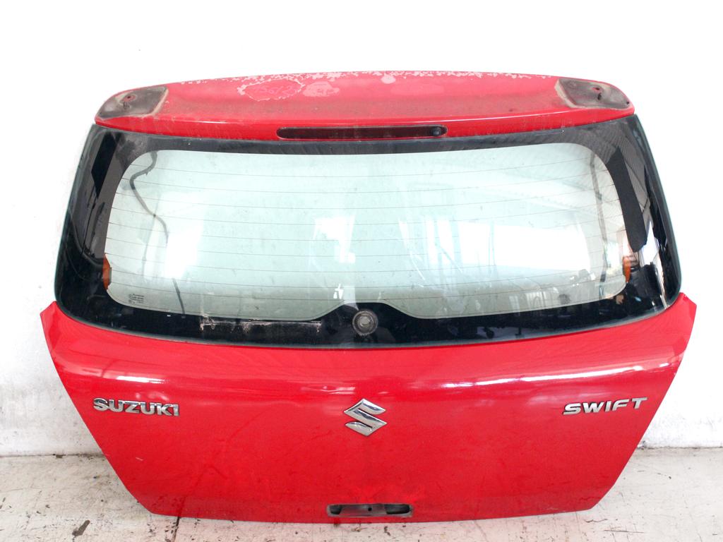 6910063J23000 PORTELLONE COFANO POSTERIORE BAULE SUZUKI SWIFT 1.3 D 51KW 5M 5P (2006) RICAMBIO USATO CON LUNOTTO TERMICO