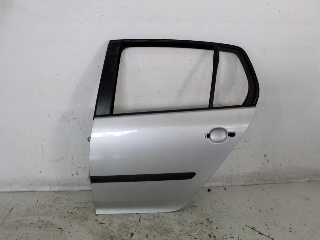 1K6833301AA PORTA POSTERIORE SINISTRA VOLKSWAGEN GOLF 5 1.6 B 75KW 5M 5P (2008) RICAMBIO USATO