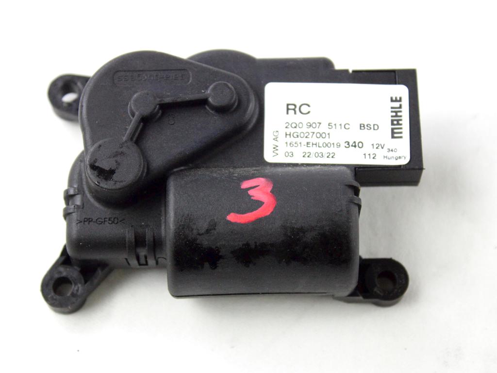 2Q0907511C MOTORINO SCATOLA RISCALDAMENTO VOLKSWAGEN POLO 1.0 66KW M 5P 2022 RICAMBIO USATO