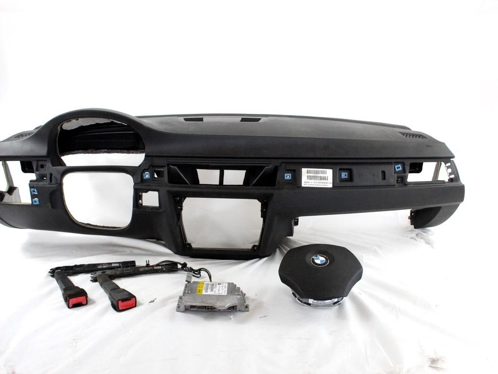 65779184432 KIT AIRBAG BMW SERIE 3 318 D E91 SW 2.0 D 105KW 6M 5P (2009) RICAMBIO USATO CON PRETENSIONATORI CINTURE DI SICUREZZA, CENTRALINA AIRBAG, AIRBAG VOLANTE GUIDATORE, AIRBAG PASSEGGERO, CRUSCOTTO 0285010070 6779829 9202835