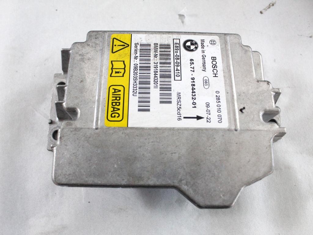 65779184432 KIT AIRBAG BMW SERIE 3 318 D E91 SW 2.0 D 105KW 6M 5P (2009) RICAMBIO USATO CON PRETENSIONATORI CINTURE DI SICUREZZA, CENTRALINA AIRBAG, AIRBAG VOLANTE GUIDATORE, AIRBAG PASSEGGERO, CRUSCOTTO 0285010070 6779829 9202835