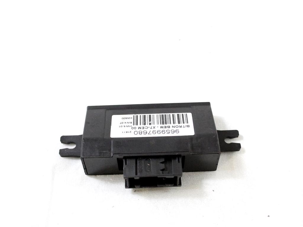 9659997680 CENTRALINA PORTA ANTERIORE DESTRA CITROEN C4 1.6 D 82KW 6M 5P (2012) RICAMBIO USATO