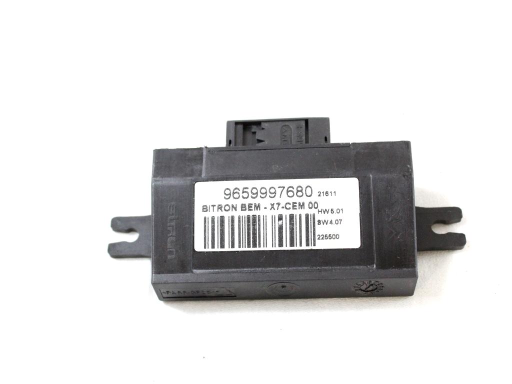 9659997680 CENTRALINA PORTA ANTERIORE DESTRA CITROEN C4 1.6 D 82KW 6M 5P (2012) RICAMBIO USATO