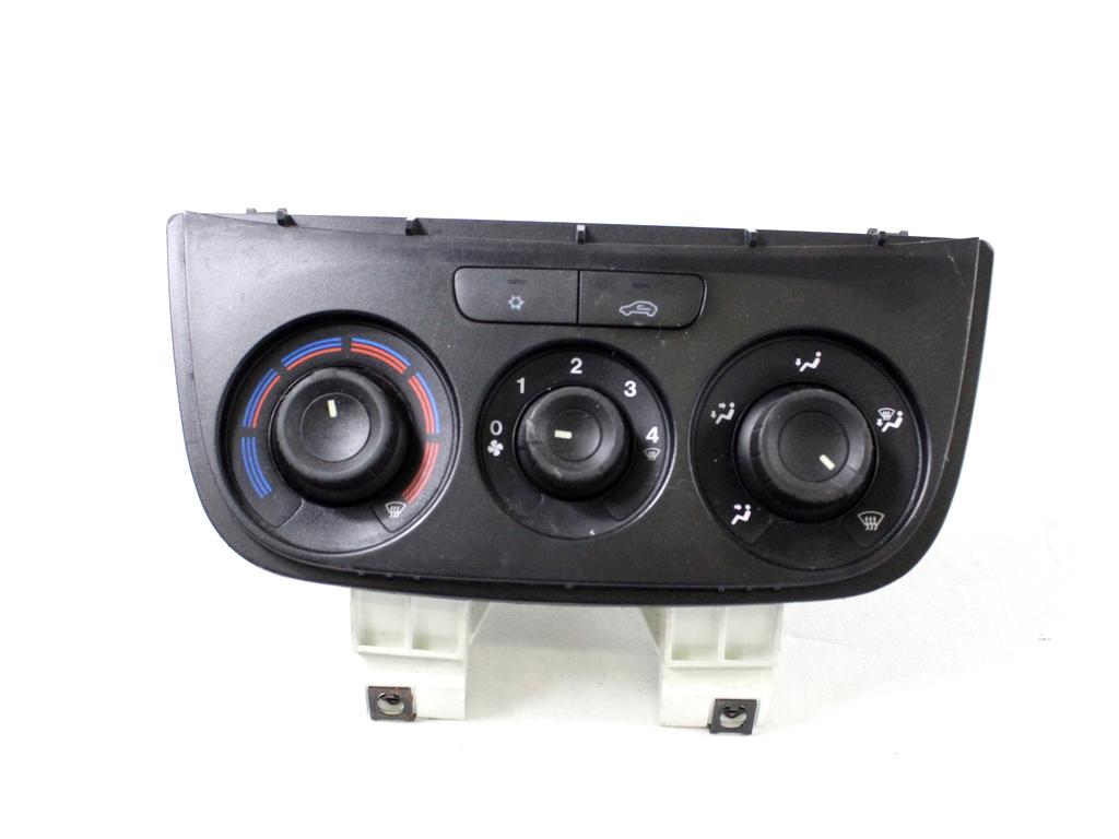 735498666 CENTRALINA GRUPPO DI COMANDO CLIMATIZZATORE CLIMA A/C MANUALE FIAT DOBLO 1.3 D 66KW 5M 2P (2011) RICAMBIO USATO