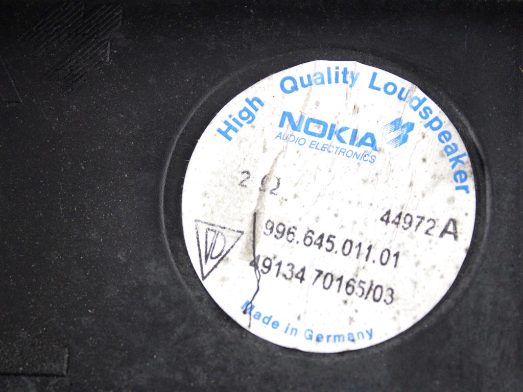 99664501101 CASSA ALTOPARLANTE PORTA ANTERIORE SINISTRA PORSCHE BOXTER S 2.5 B 150KW AUT 2P (1998) RICAMBIO USATO