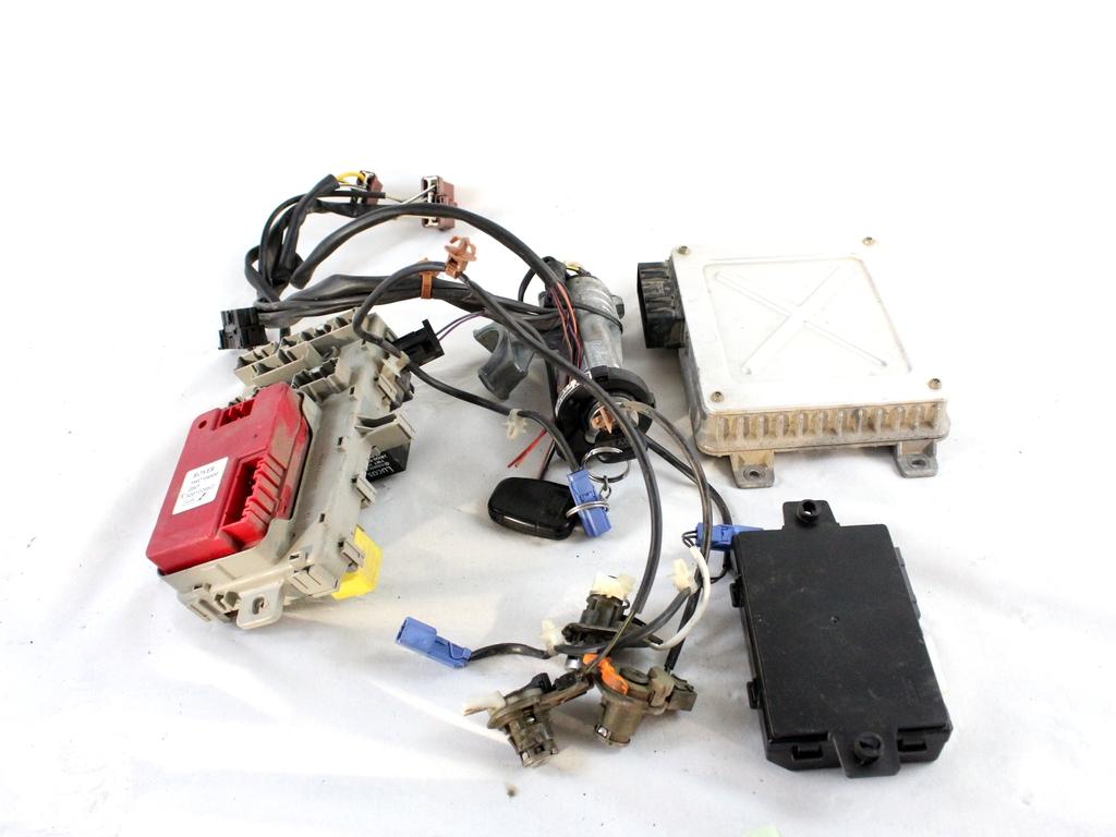 MKC104022 KIT ACCENSIONE AVVIAMENTO ROVER 400 1.4 B 76KW 5M 5P (1998) RICAMBIO USATO CON CENTRALINA MOTORE, BLOCCHETTI ACCENSIONE APERTURA CON CHIAVE YWC105330 YWC104500 YQE102720 YWD100080