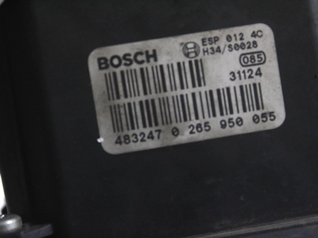 4B0614517G CENTRALINA POMPA AGGREGATO ABS VOLKSWAGEN PASSAT 1.9 D 96KW 5M 5P (2004) RICAMBIO USATO 0265225124 0265950055 0130108078