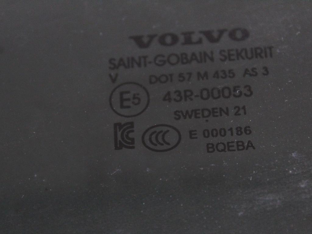 32244978 VETRO SCENDENTE PORTA POSTERIORE DESTRA OSCURATO VOLVO XC90 2.0 I 4X4 173KW AUT 5P (2021) RICAMBIO USATO