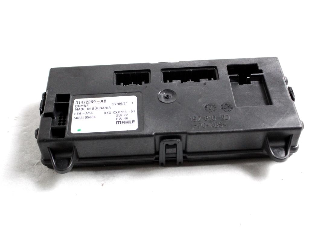 31472269 CENTRALINA MODULO CLIMATIZZATORE CLIMA A/C VOLVO XC90 2.0 I 4X4 173KW AUT 5P (2021) RICAMBIO USATO