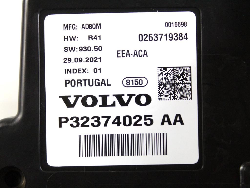 32374025 QUADRO STRUMENTI CONTACHILOMETRI VOLVO XC90 2.0 I 4X4 173KW AUT 5P (2021) RICAMBIO USATO