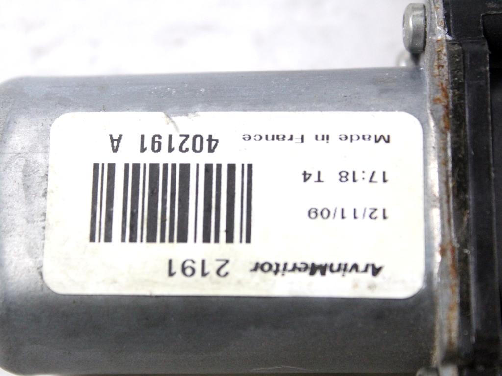 82701EY11A MOTORINO MECCANISMO ALZA-VETRO ALZA-CRISTALLO PORTA POSTERIORE SINISTRA NISSAN QASHQAI +2 2.0 D 4X4 110KW AUT 5P (2010) RICAMBIO USATO 