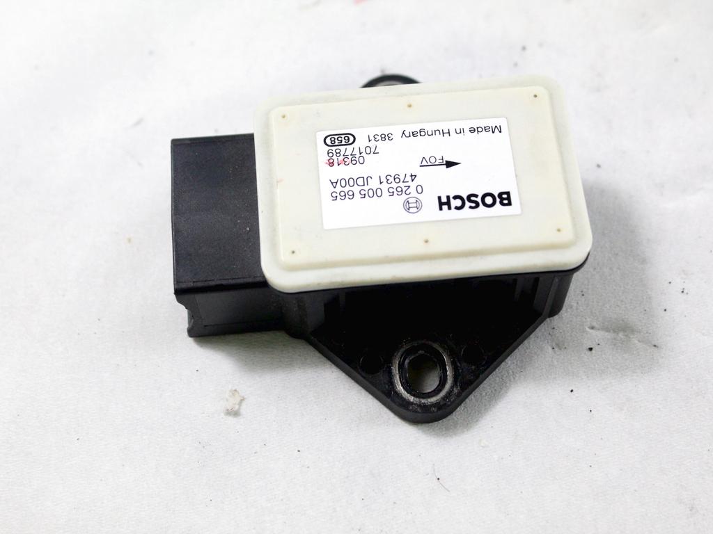 47931JD00A SENSORE ESP IMBARDATA NISSAN QASHQAI +2 2.0 D 4X4 110KW AUT 5P (2010) RICAMBIO USATO 0265005665