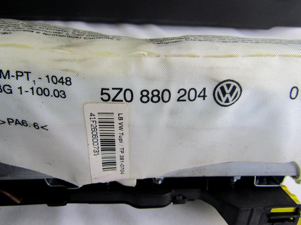 1C0909605K KIT AIRBAG VOLKSWAGEN FOX 1.4 D 51KW 5M 3P (2007) RICAMBIO USATO CON CENTRALINA AIRBAG, AIRBAG VOLANTE, AIRBAG PASSEGGERO, PRETENSIONATORI CINTURE DI SICUREZZA, CRUSCOTTO 5Z0880204 1T0880201A 5Z0857003C